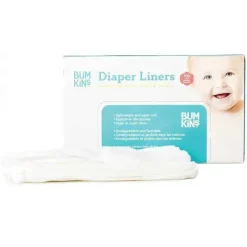 Bumkins Forros de fraldas laváveis , 100 contagem Fashion