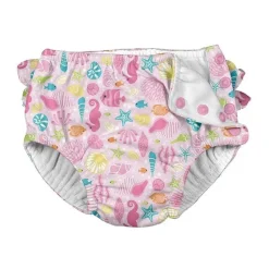 Iplay Fralda de banho absorvente reutilizável Snap - Rosa Online