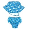 Bumkins Fralda e chapéu de natação reutilizáveis ​​, UPF +50, Ahoy Sale