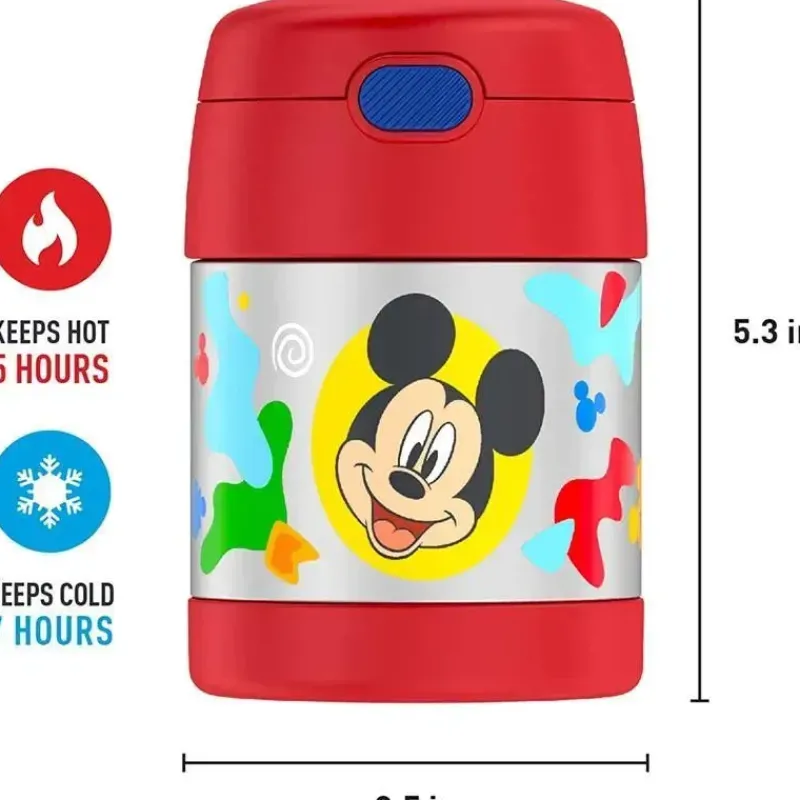 frasco_de_comida_thermos__SKUXP0H4AAS_7.webp Thermos Frasco de comida Funtainer 10 onças, Mickey pré-escolar Fashion