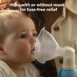 FridaBaby Frida Baby - Inalador nasal NoseFrida Saline Mist, Saline Inhaler acalma nariz entupido e dor de garganta Outlet