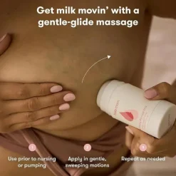 FridaBaby - bastão de massagem com fluxo de leite para mães que amamentam e amamentam, com infusão de camomila + babosa Best