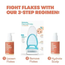 FridaBaby - DermaFrida The FlakeFixer 3-Step Cradle Cap System Sale