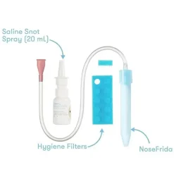 FridaBaby - Nariz Frida Snotsucker Saline Kit New