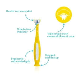 FridaBaby - Smilefrida 2.0 Toothhugger, Amarelo Clearance