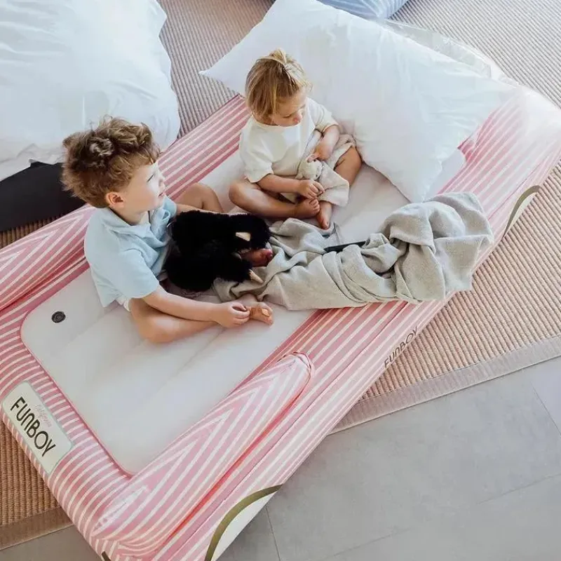 funboy__cama_e_colcho_inf_SKU1kk2Xhh5_4.webp Funboy - Cama e colchão inflável infantil rosa para viagem Hot