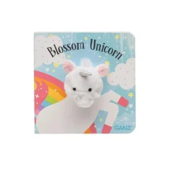 Ganz - Finger Puppet Book Blossom Unicorn Hot