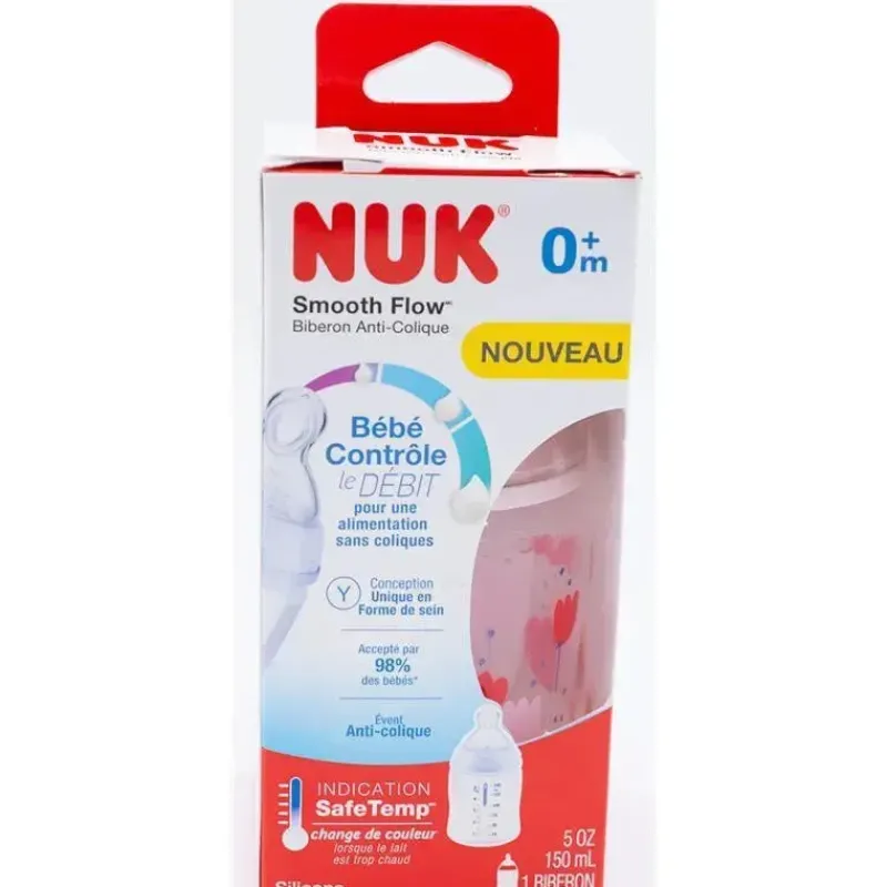 garrafa_anticlica_nuk_oz__SKUQcrrqzTA_1.webp Nuk Garrafa anti-cólica 5oz de fluxo suave, design rosa transparente 1 unidade Clearance