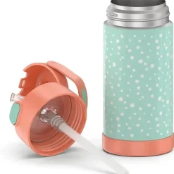 Thermos Garrafa de água térmica FUNtainer de 12 onças com alça de fiança Delícia pastel (pontos) Clearance
