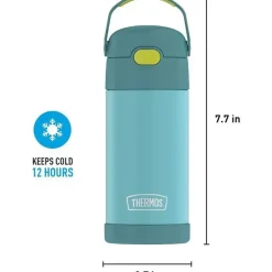 Thermos Garrafa Funtainer 12 Oz, Azul/Verde New