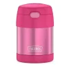 Thermos Garrafa térmica - 10 onças. Comida funtainer não licenciada de aço inoxidável, rosa com colher Clearance