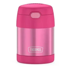 Thermos Garrafa térmica - 10 onças. Comida funtainer não licenciada de aço inoxidável, rosa com colher Clearance
