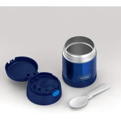 Thermos Garrafa térmica - 10 onças. Comida funtainer de aço inoxidável não licenciada, azul com colher Online