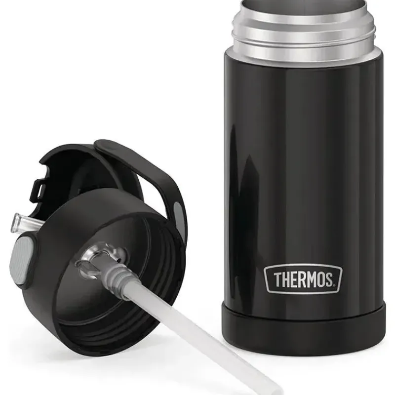 garrafa_trmica___onas_gar_SKU8QKsBmDG_3.webp Thermos Garrafa térmica - 12 onças. Garrafa funtainer de aço inoxidável, preto fosco Outlet