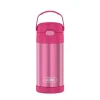 Thermos Garrafa térmica - 12 onças. Garrafa de Funtainer® não licenciada de aço inoxidável, rosa Online