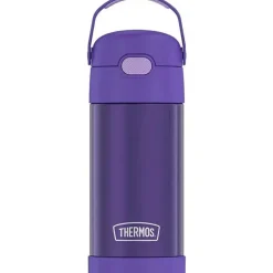Thermos Garrafa térmica - 12 onças. Garrafa de Funtainer® não licenciada de aço inoxidável, roxa New