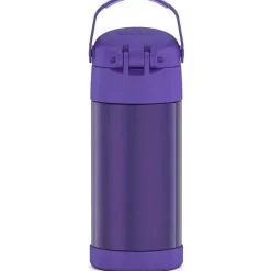 Thermos Garrafa térmica - 12 onças. Garrafa de Funtainer® não licenciada de aço inoxidável, roxa New