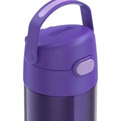 Thermos Garrafa térmica - 12 onças. Garrafa de Funtainer® não licenciada de aço inoxidável, roxa New