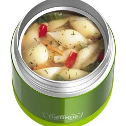 Thermos Garrafa térmica - 10 onças. Jarra de comida funtainer de aço inoxidável, cal Fashion