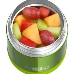 Thermos Garrafa térmica - 10 onças. Jarra de comida funtainer de aço inoxidável, cal Fashion