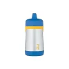 Thermos Garrafa térmica - copo com canudinho de aço inoxidável Foogo, amarelo/azul, 10 onças Online