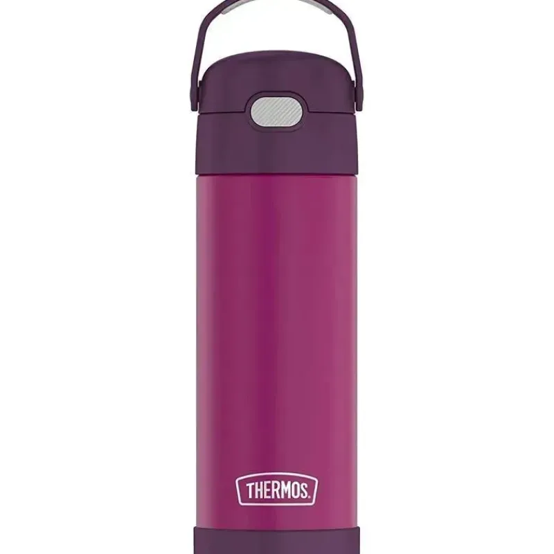 garrafa_trmica__funtainer_SKUqyRBghCl_0.webp Thermos Garrafa térmica - Funtainer 16 onças de aço inoxidável com isolamento a vácuo, vermelho violeta Best