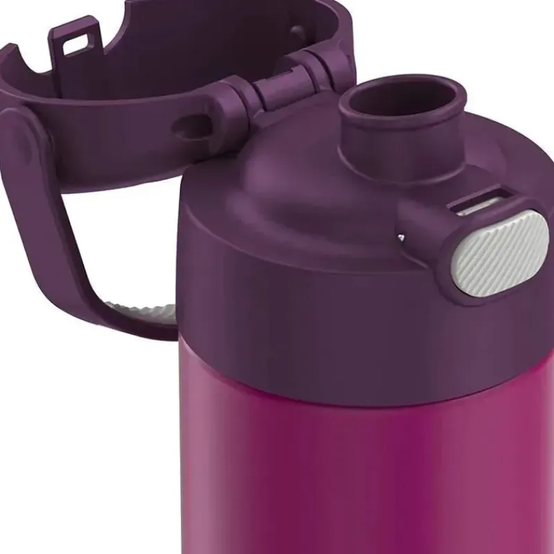 garrafa_trmica__funtainer_SKUqyRBghCl_3.webp Thermos Garrafa térmica - Funtainer 16 onças de aço inoxidável com isolamento a vácuo, vermelho violeta Best