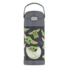 Thermos Garrafa térmica - garrafa de palha de 12 onças isolada em aço inoxidável, mandaloriana Clearance