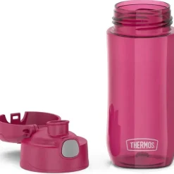 Thermos Garrafa térmica - garrafa de hidratação Funtainer® de plástico de 16 onças com tampa de bico, framboesa Sale