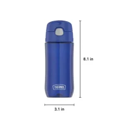 Thermos Garrafa térmica - garrafa de hidratação Funtainer® de plástico de 16 onças com tampa de bico, mirtilo Discount