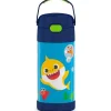 Thermos Garrafa térmica - garrafa funtainer licenciada de 12 onças, bebê tubarão Best