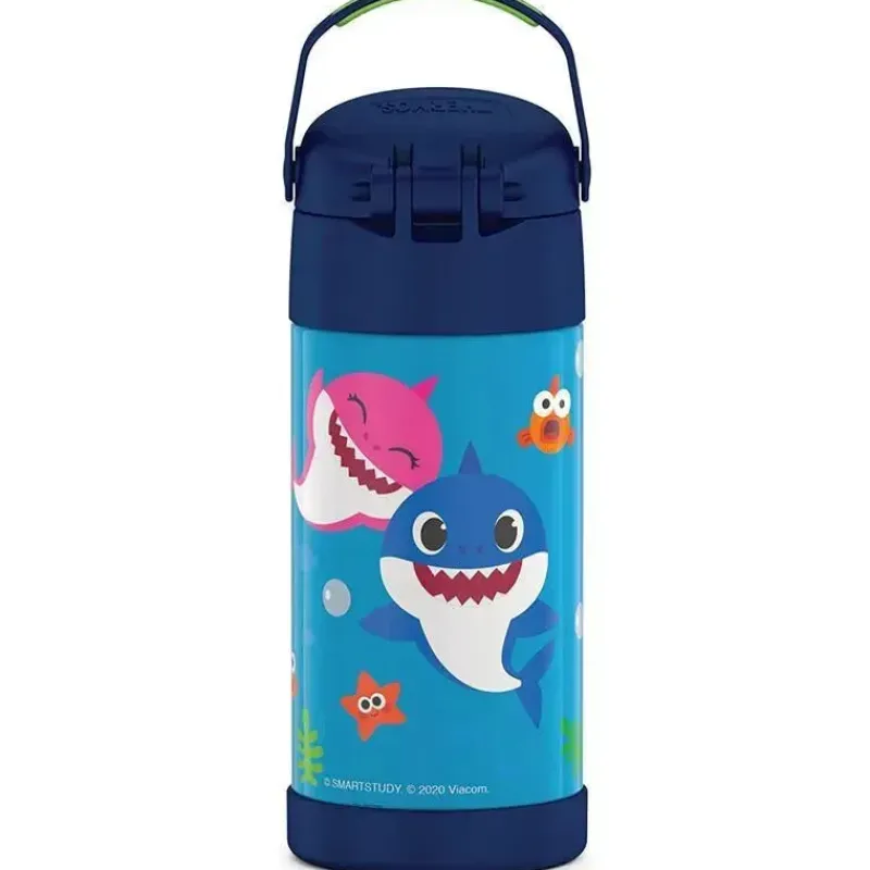 garrafa_trmica__garrafa_f_SKUZvlfSmIO_1.webp Thermos Garrafa térmica - garrafa funtainer licenciada de 12 onças, bebê tubarão Best