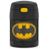 Thermos Garrafa térmica - pote de comida isolado com colher 10 onças Batman Fashion