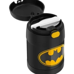 Thermos Garrafa térmica - pote de comida isolado com colher 10 onças Batman Fashion