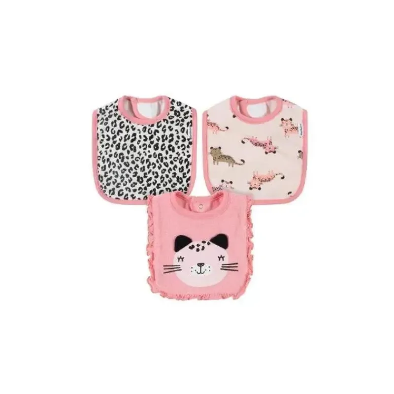 gerber___pk_terry_babador_SKUfb1LsXQV_1.webp Gerber - 3 Pk Terry Babador menina tamanho único leopardo Online
