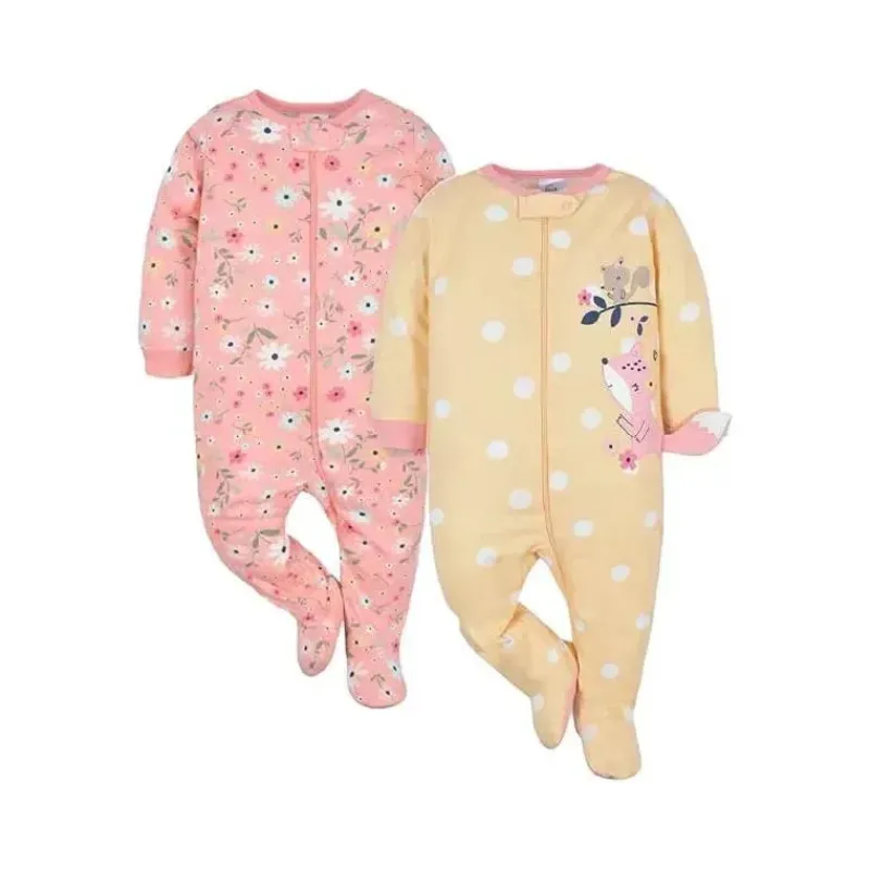 gerber___unidades_baby_gi_SKUXPhgpXWp_0.webp Gerber - 2 unidades Baby Girl Fox Sleep N' Play Fashion