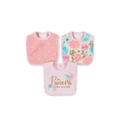 Gerber - Babador Terry 3Pk menina tamanho único princesa Discount