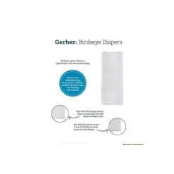Gerber - 10Pk Fraldas de pano Dobráveis Birdseye Hot