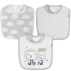 Gerber - 3Pk Terry Babete Neutro Tamanho Único, Animais Bebês Best