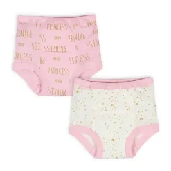 Gerber - 2Pk Training Pant Girl Princess, 2T Discount