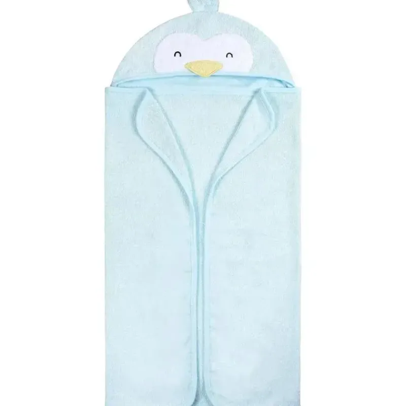 gerber__toalha_de_banho_e_SKU01rnkYGJ_4.webp Gerber - Toalha de banho e panos de banho com capuz para bebê, pinguim Clearance