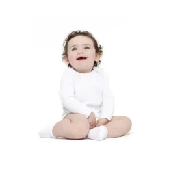 Gerber 3 unidades manga longa 24M branco Hot