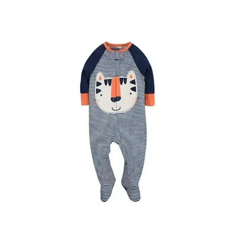 gerber_baby_boys__pacote__SKUgT2Zgnri_1.webp Gerber Baby Boys 2 Pacote Sleep N' Play Tigre, Azul Clearance