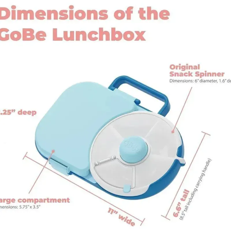 gobe__lancheira_infantil__SKUuT4wFDgu_4.webp Gobe - Lancheira Infantil Com Snack Spinner, Amarelo Mel Fashion