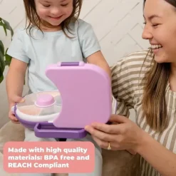 Gobe - Lancheira Infantil com Spinner Destacável, Roxa Outlet
