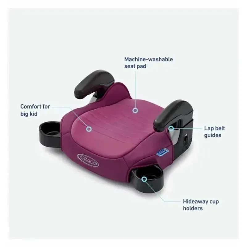 graco__assento_de_carro_e_SKUqFK1FVAR_1.webp Graco - Assento de carro elevatório sem encosto TurboBooster 2.0, Trisha Best