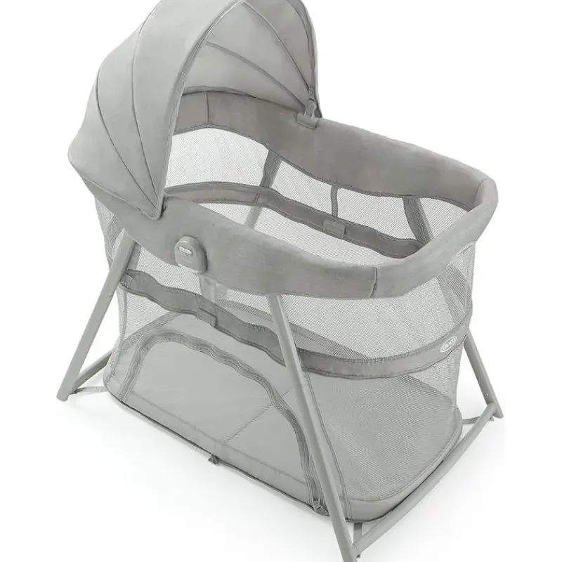 graco__bero_porttil_e_ber_SKUq14BD2Ms_0.webp Graco - Berço portátil e berço de viagem DreamMore 3 em 1, coleção moderna de chalés Clearance