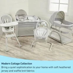 Graco - Berço portátil e berço de viagem DreamMore 3 em 1, coleção moderna de chalés Clearance