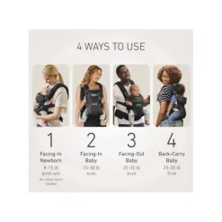 Graco - Carrinho de bebê 4 em 1 Premier Cradle Me Air, preto ônix Hot