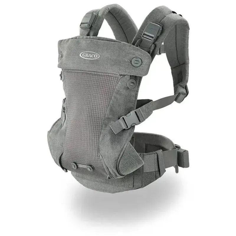 graco__carrinho_de_beb__e_SKUYpVSqZwO_0.webp Graco - Carrinho de bebê 4 em 1 Cradle Me, cinza New